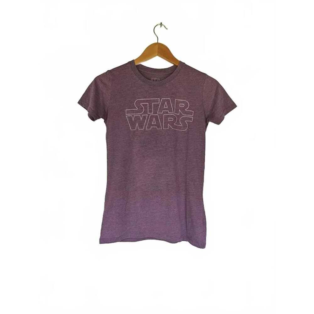 Star Wars Purple Graphic Logo T-Shirt - Size M